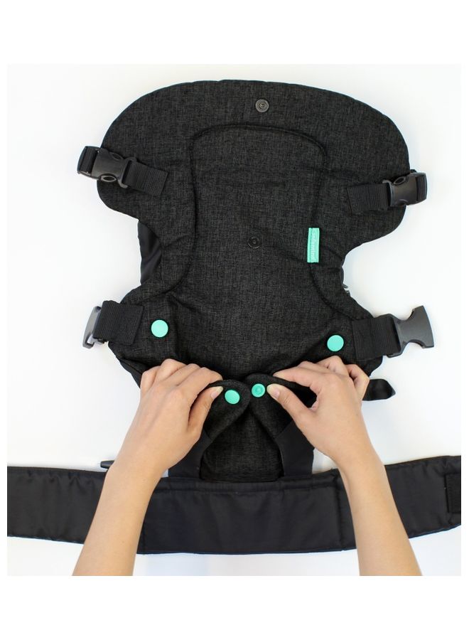 infantino Flip 4-In-1 Carrier - Ergonomic, Convertible, Face-In And Face-Out, Front And Back Carry For Newborns And Older Babies 8-32 Lbs - Image 5