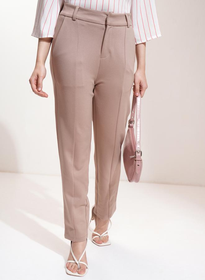 Tokyo Talkies Mid Rise Tapered Fit Trousers - Image 1