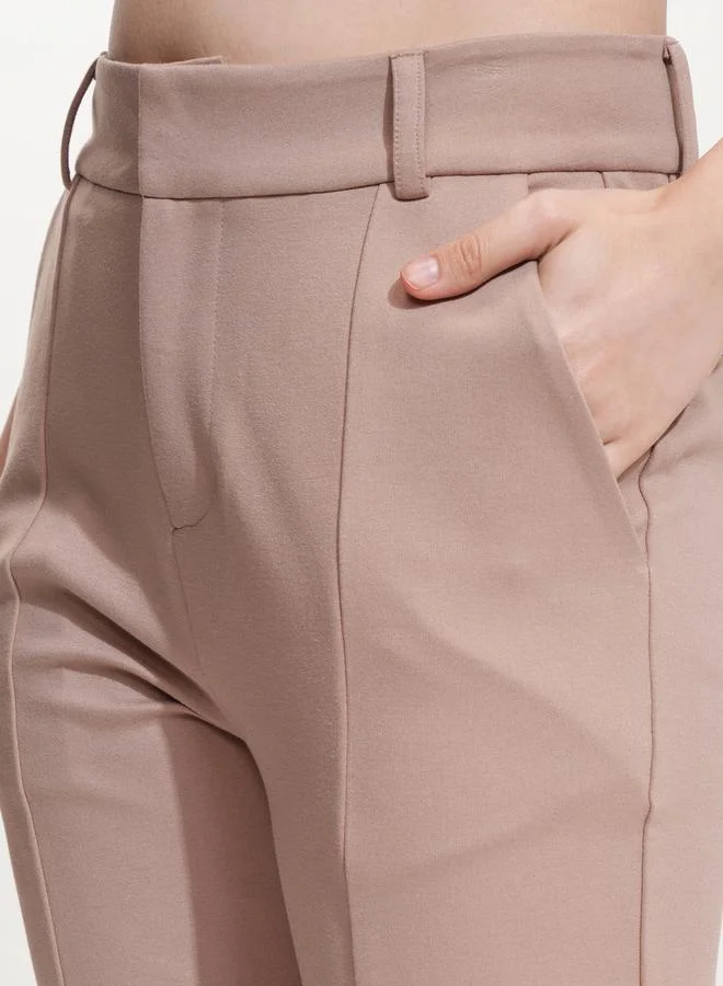Tokyo Talkies Mid Rise Tapered Fit Trousers by Styli