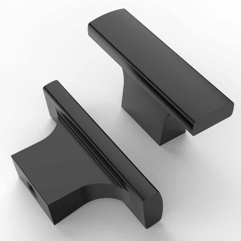 Amerdeco 10 Pack Matte Black Cabinet Knobs 2 Inch 50MM Single Hole Cabinet Pulls Kitchen Cabinet Knobs Drawer Knobs ZH0026 - Image 2