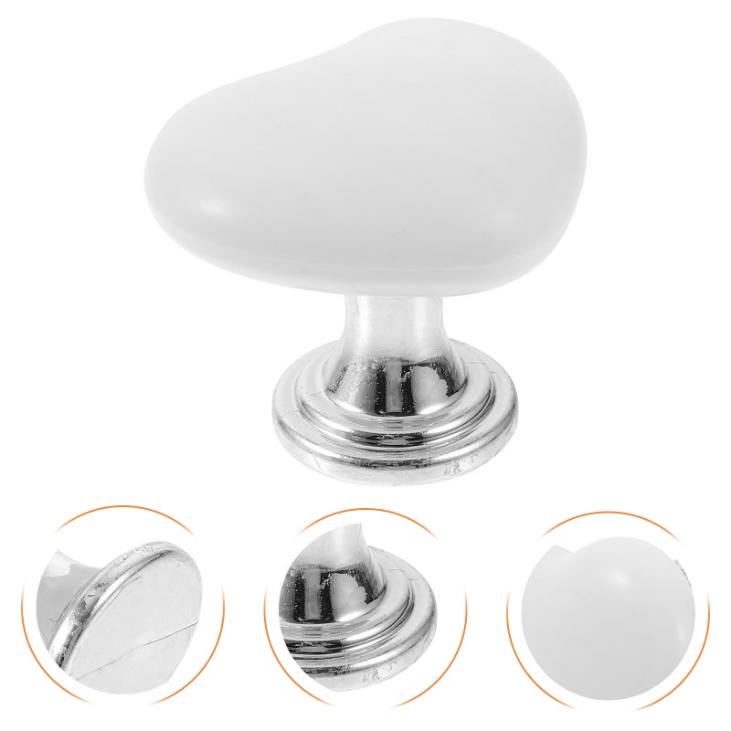 8 pcs Toilet Button Top Handles Heart Toilet Flush Button Assistant Tools for Bathroom - Image 3