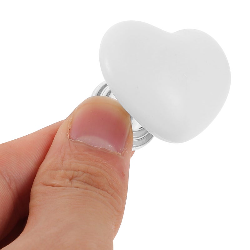 8 pcs Toilet Button Top Handles Heart Toilet Flush Button Assistant Tools for Bathroom - Image 5