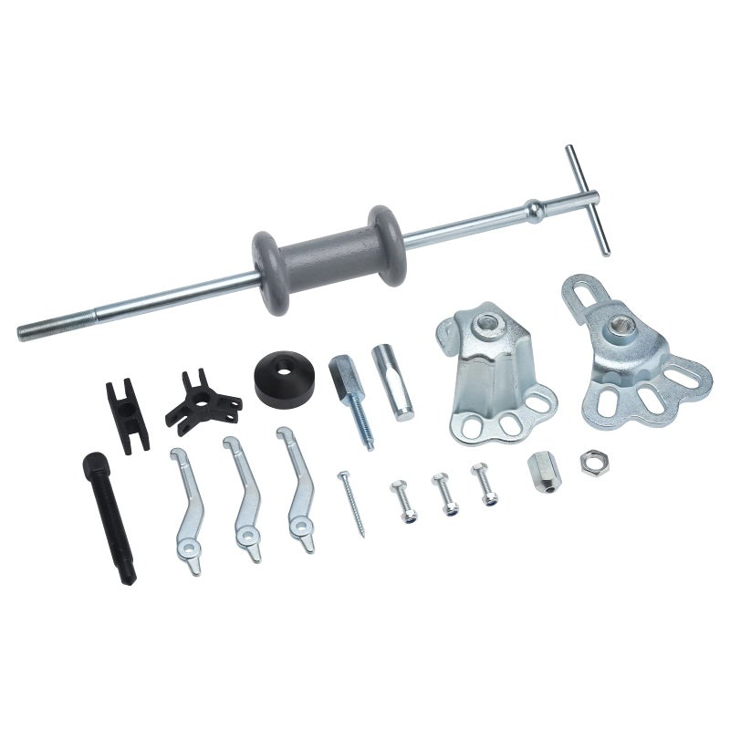 Generic FreeTec 17-Piece Wheel Hub Puller Wheel Hub Puller Set Wheel Bearing Tool with Slide Hammer  - Image 2
