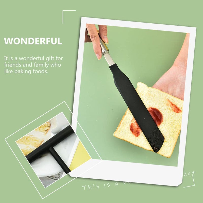 DOITOOL Crepe Spreader and Spatula Set  2Pcs Stainless Steel Crepe Spreader Tool T Shape Crepe Maker Spreading Tool for Bakery - Image 5