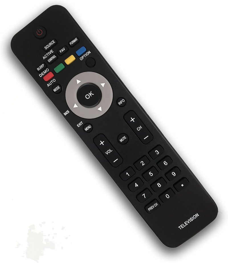 BOMAZ New Replacement Remote Control for Philips TV 32PFL3505D/F7 37HFL5560D/27 40PFL4707 40PFL4707/F7 42PFL3704D/F7 50PFL3707/F7 - Image 1