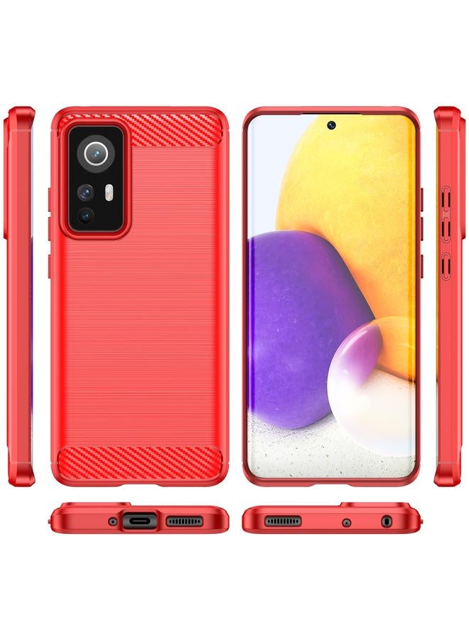 إيروريكس جراب لهاتف Xiaomi 12X مصنوع من ألياف الكربون المصقولة TPU - Image 2