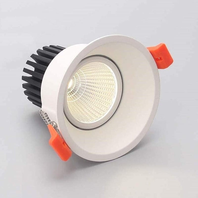 White Light 5W Round LED Recessed Downlight Ceiling Panel Spotlight Fixture - Image 2