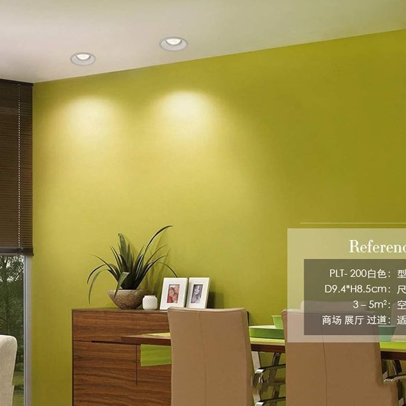 White Light 5W Round LED Recessed Downlight Ceiling Panel Spotlight Fixture - Image 5