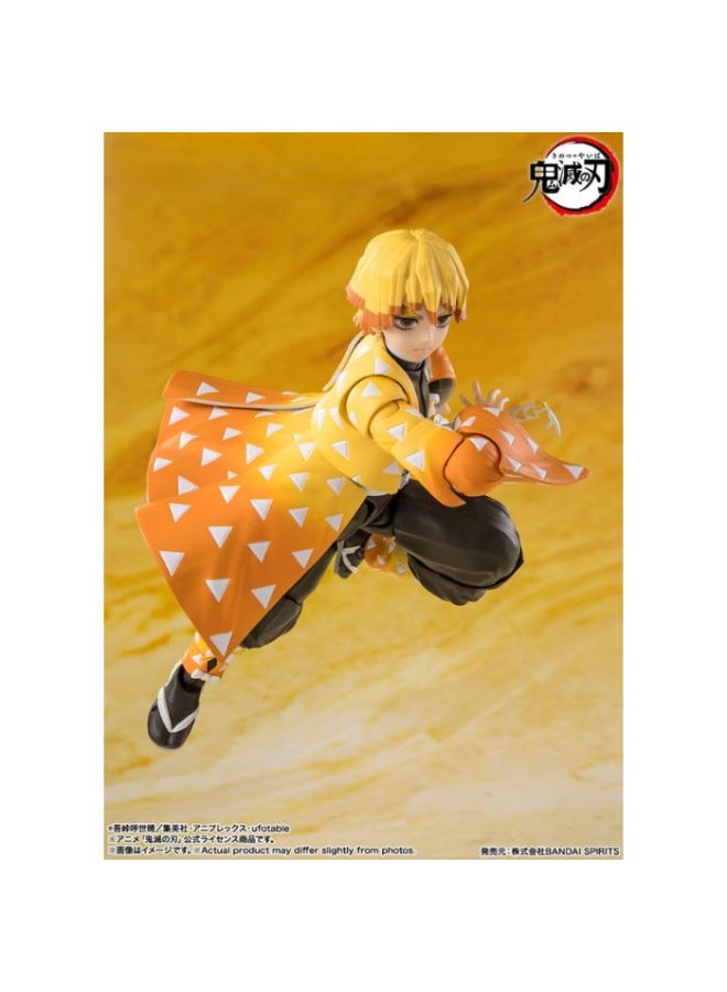 BANDAI TAMASHII S.H.Figuarts Zenitsu Agatsuma "Demon Slayer: Kimetsu no Yaiba" Action Figure - Image 5