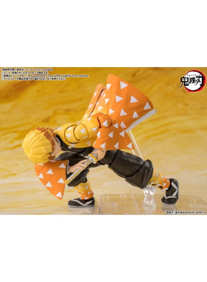 BANDAI TAMASHII S.H.Figuarts Zenitsu Agatsuma "Demon Slayer: Kimetsu no Yaiba" Action Figure - Image 2