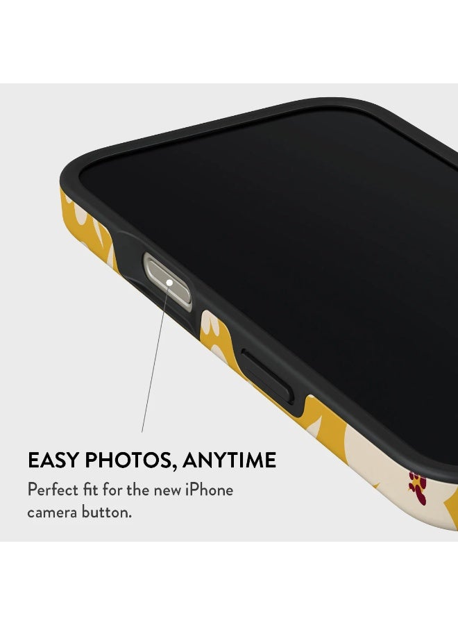 BURGA iPhone 16 Pro Max Case, 2 Piece Hard Shell + TPU Interior, Shock Absorption, All Port Accessible, Raised Bezel For Screen & Camera Protection, Never Fading HQ Print,Sunday Market - Image 3