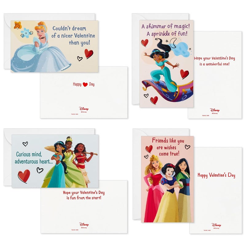Hallmark Disney Princess Valentine's Day Cards with Light and Sound for Kids - Image 5
