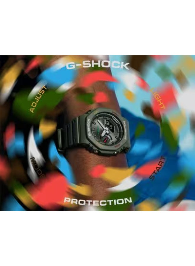 G-SHOCK Men's Resin Analog-Digital Watch GA-B2100FC-3ADR - 45.4 mm - Image 4