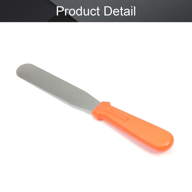 Utoolmart Straight Icing Spatula Stainless Steel 6 Inch Baking Cake Decorating Frosting Spatulas Stripping Tool Gifts for Christmas 1Pcs - Image 4