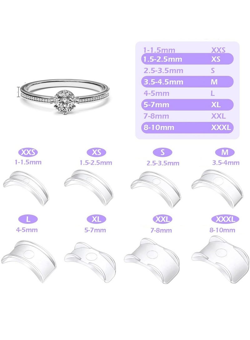 20Pcs Ring Sizer Adjuster For Loose Rings Invisible Ring Spacers Guards Kit - Image 4