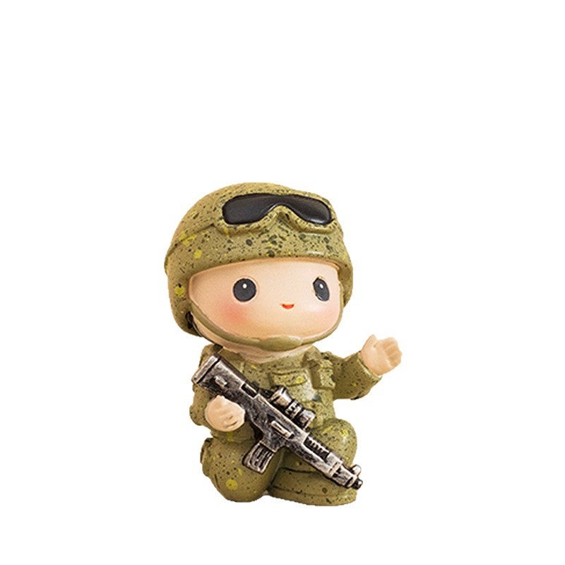Special Forces Soldier Resin Figurine - Image 1