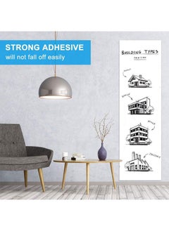 White Board Sticker, Dry Eraser Paper For Wall, Upgrade Pet-No Ghost, 1.45 X 11 Ft, Stain-Proof Peel And Stick Film Self Adhesive Wall Paper Roll For Classroom/Office/Kids Painting, 3 Dry Erase Marker - pzsku/ZC92094444BACE0400F09Z/45/_/1731928141/76bbdb11-f6fa-4775-97ef-acd5d76165fc