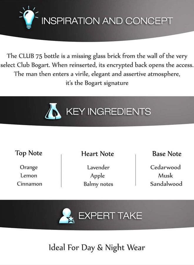 Jacques Bogart Club 75 for Men Eau de Toilette Spray, 3.33 Ounce - Image 3