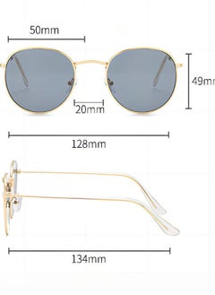Styled Minimal Oval Sunglasses  - Image 2