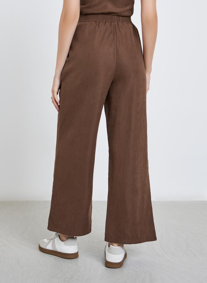 ستايلي بنطال بقصة أرجل واسعة - Image 4