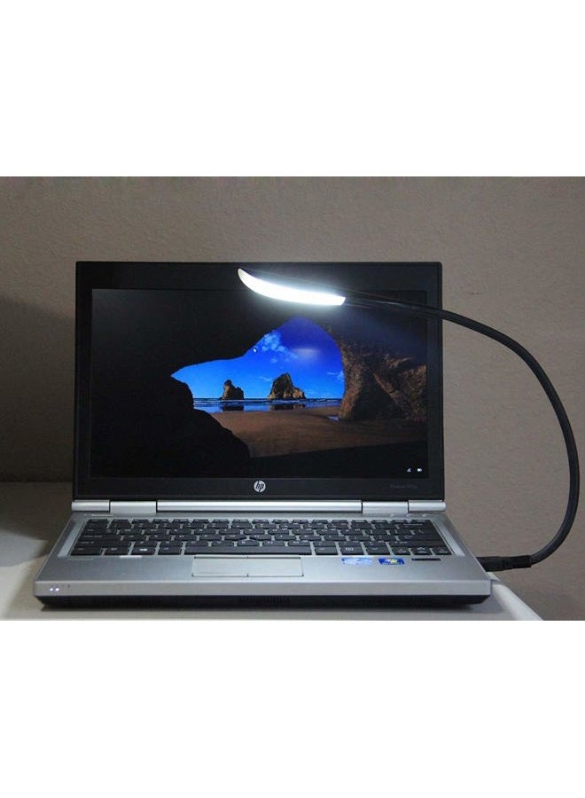 i2 Gear USB Reading Lamp with 14 LEDs Dimmable Touch Switch and Flexible Gooseneck for Notebook Laptop, Desktop, PC and MAC Computer + On/Off Setting (14 LED, Black) - Image 4