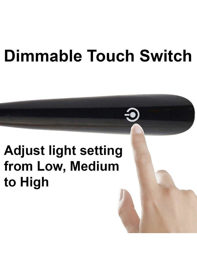 i2 Gear USB Reading Lamp with 14 LEDs Dimmable Touch Switch and Flexible Gooseneck for Notebook Laptop, Desktop, PC and MAC Computer + On/Off Setting (14 LED, Black) - Image 3
