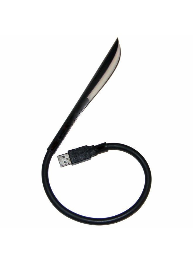 i2 Gear USB Reading Lamp with 14 LEDs Dimmable Touch Switch and Flexible Gooseneck for Notebook Laptop, Desktop, PC and MAC Computer + On/Off Setting (14 LED, Black) - Image 2