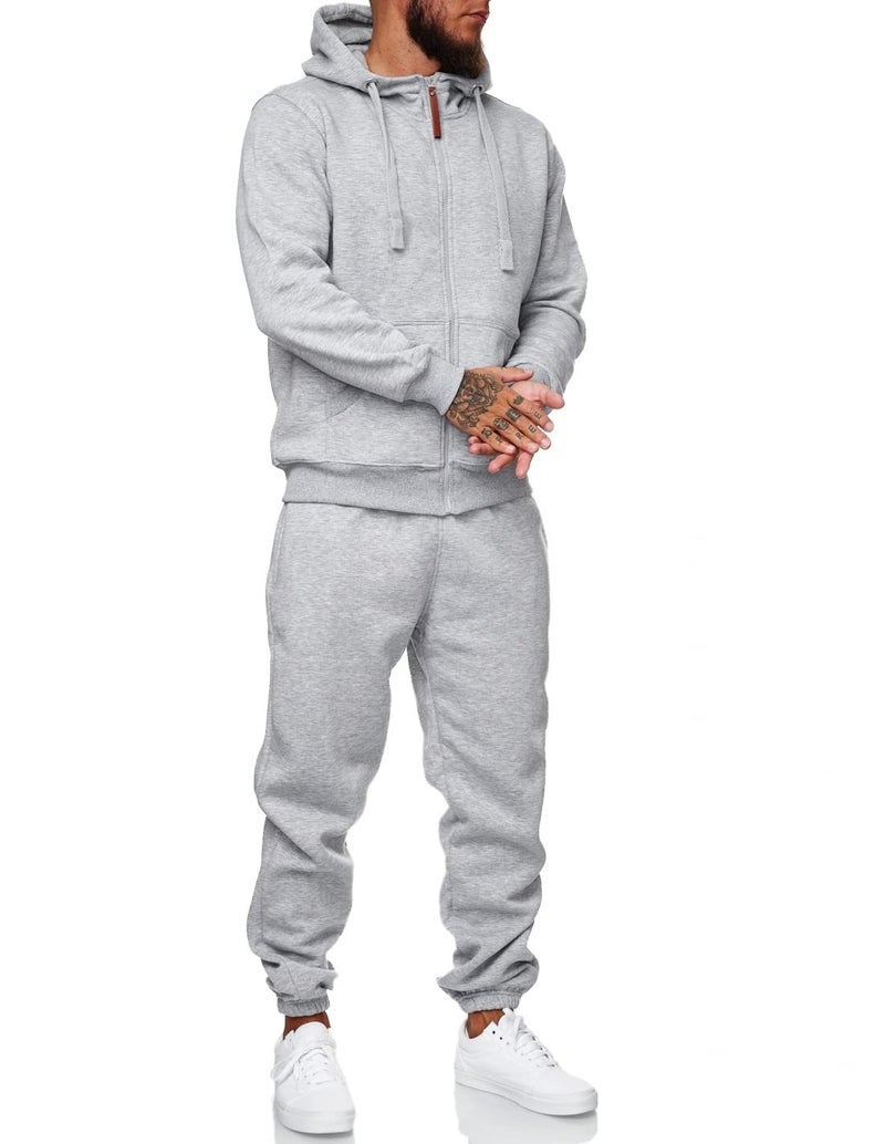 HHGKED Sweat suits men Tracksuits 2 Piece sets Athletic Jogging suits Casual Outfits for men - Image 2