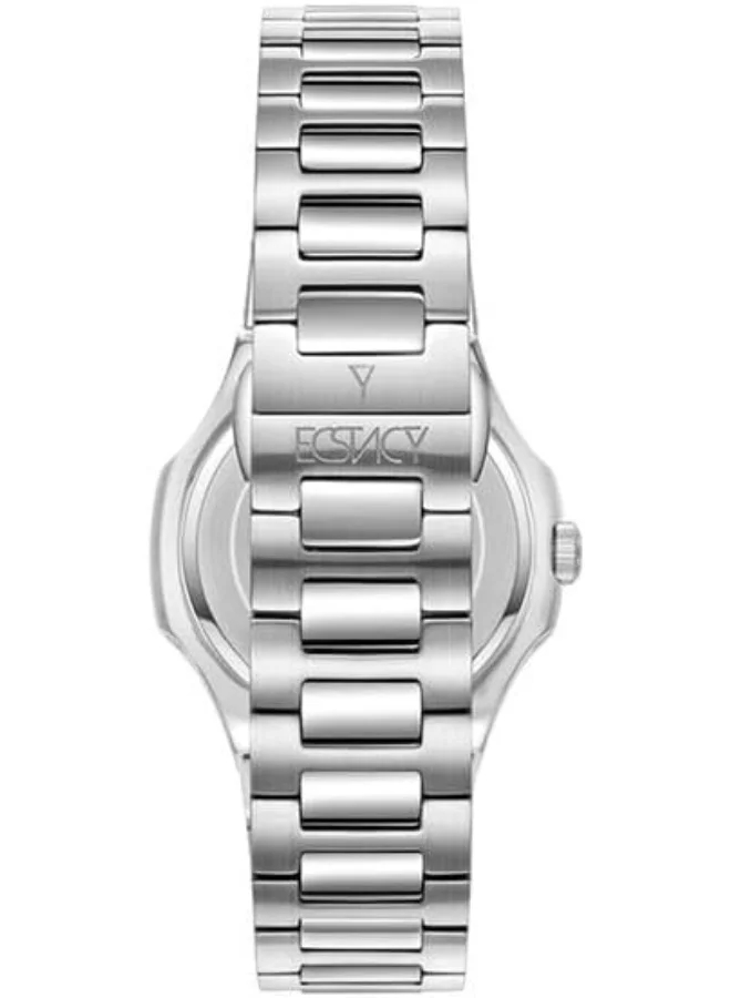 ECSTACY ECSTACY Women's Watch, Analog Display and Stainless Steel Strap - E24505-SBSL, Silver