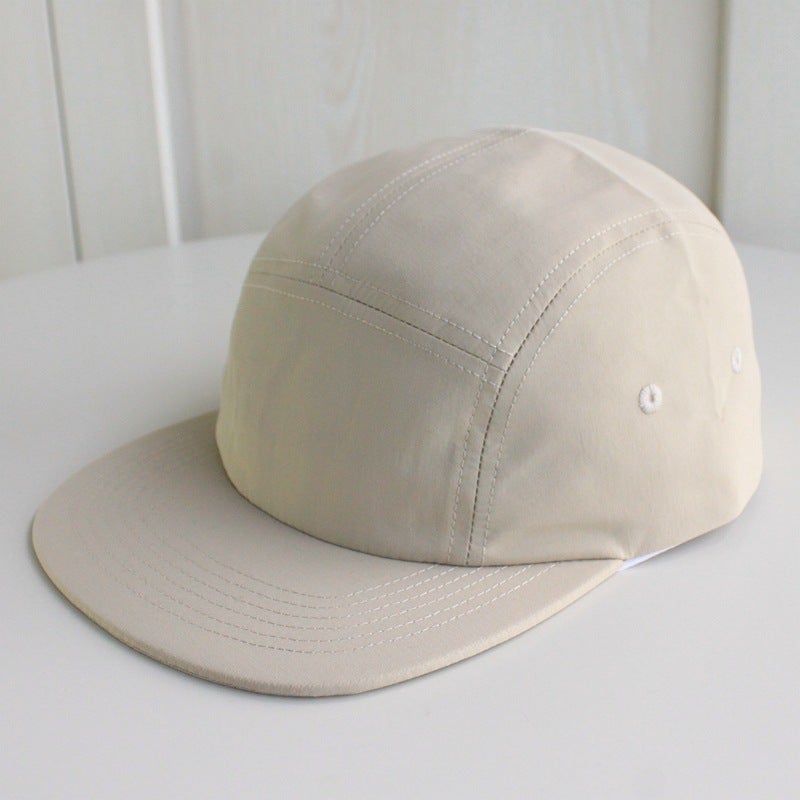 Flying Hat Hip Hop Hat Large Flat Rim Men'S Street Five-Piece Hat Big Head Hat Plus Size Baseball Cap Women'S Summer - Image 1
