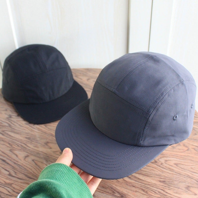 Flying Hat Hip Hop Hat Large Flat Rim Men'S Street Five-Piece Hat Big Head Hat Plus Size Baseball Cap Women'S Summer - Image 2