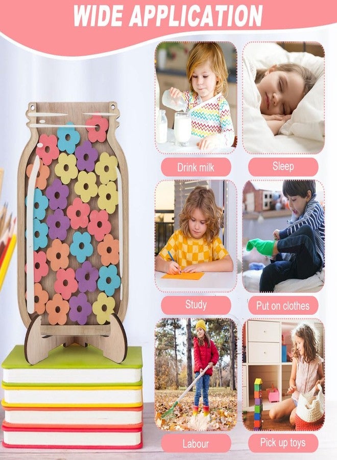 Loyanger Magnetic Reward Jar, Flower Reward Jars for Kids, Personalized Rewards Jar Reward' Chart for Classroom, Home, Reward. Jars System for Behavior Management Classroom Tools - Image 4