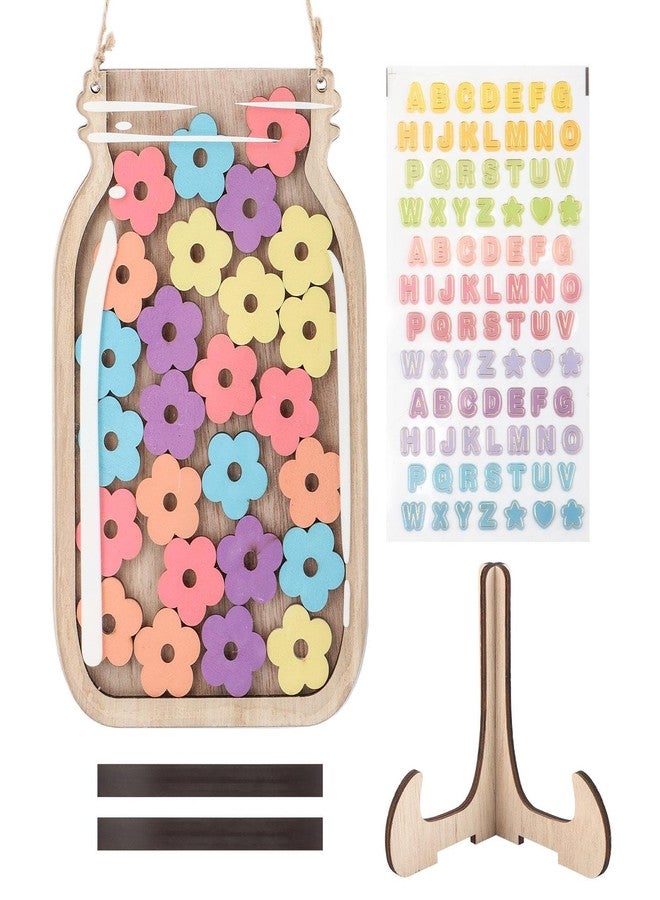 Loyanger Magnetic Reward Jar, Flower Reward Jars for Kids, Personalized Rewards Jar Reward' Chart for Classroom, Home, Reward. Jars System for Behavior Management Classroom Tools - Image 1