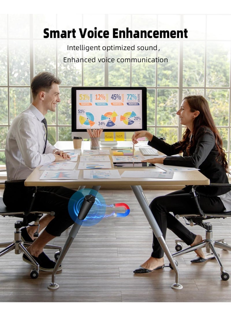 64G Magnetic Voice Recorder with AI-Intelligent Triple Noise Reduction,35 Days Continuous Recording Device,Voice Activated Audio Recorder,Digital Voice Recorder for Meetings/Interviews/Classroom
