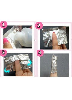 Luzen 120Pcs Nail Art Gel Polish Remover Soak Off Removal Foil Wraps With Cotton Pad Nail Wipe  - Image 5