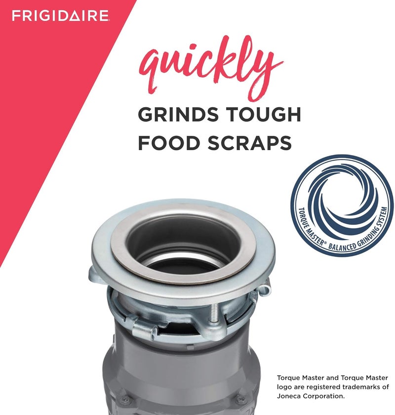 FRIGIDAIRE فرجيدير 12 حصان التخلص من النفايات الكهربائية لأحواض المطبخ FF05DISPC1 - Image 2