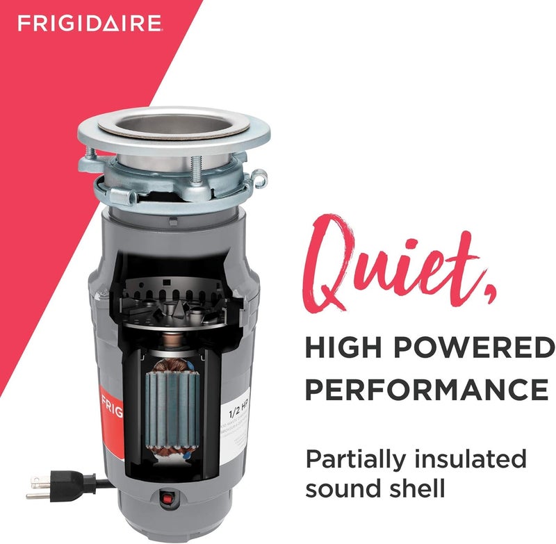 FRIGIDAIRE فرجيدير 12 حصان التخلص من النفايات الكهربائية لأحواض المطبخ FF05DISPC1 - Image 3