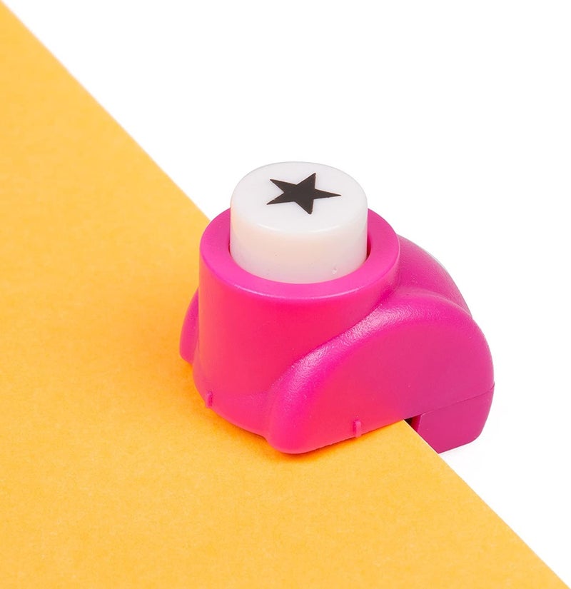 DEZIINE�5pcs Craft Hole Punch Shapes Set,Paper Puncher for Kids,Single Crafting Scrapbook Punches,Star,Butterfly,Leaf,Christmas Tree.etc.(Random shape will be provided) - Image 2