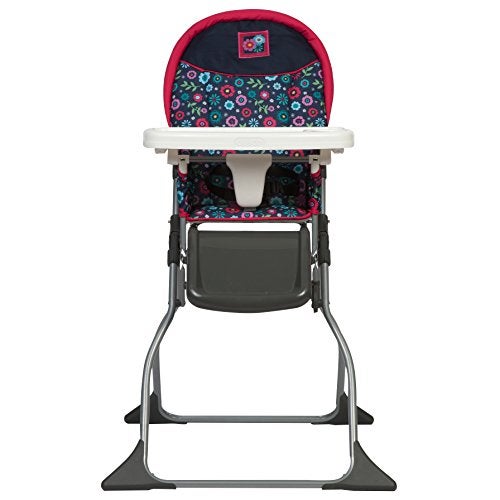 Cosco Kids Highchair for Baby, Simple Foldable High Chair, Convenient, Lightweight, and Compact Design, Flower Garden - Image 1