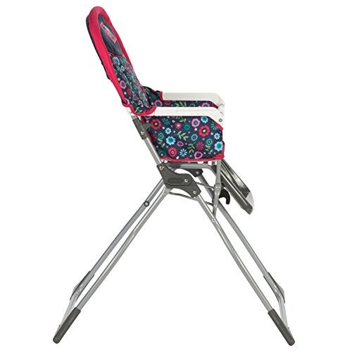 Cosco Kids Highchair for Baby, Simple Foldable High Chair, Convenient, Lightweight, and Compact Design, Flower Garden - Image 2