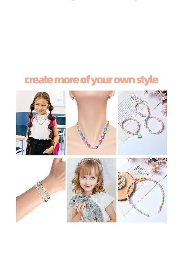 24-Slot Multicolor Glass Bead DIY Jewelry Making Kit with Alphabet Beads and Accessories - Image 2