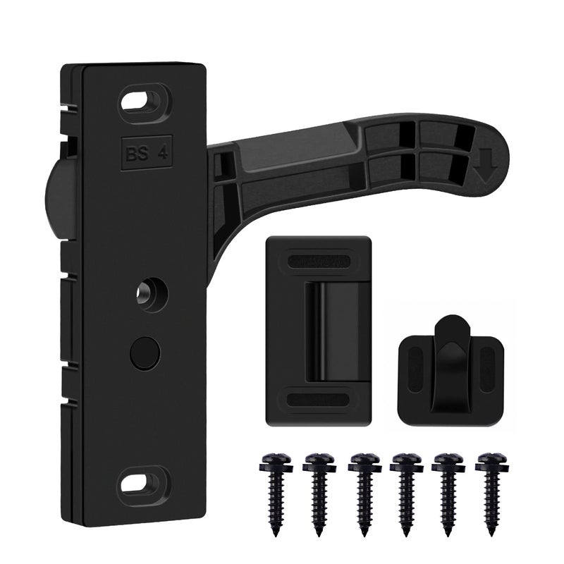 Safoner Metal RV Screen Door Latch Kit Right Hand Handle for Camper Motorhome Travel Trailer Right - Image 3