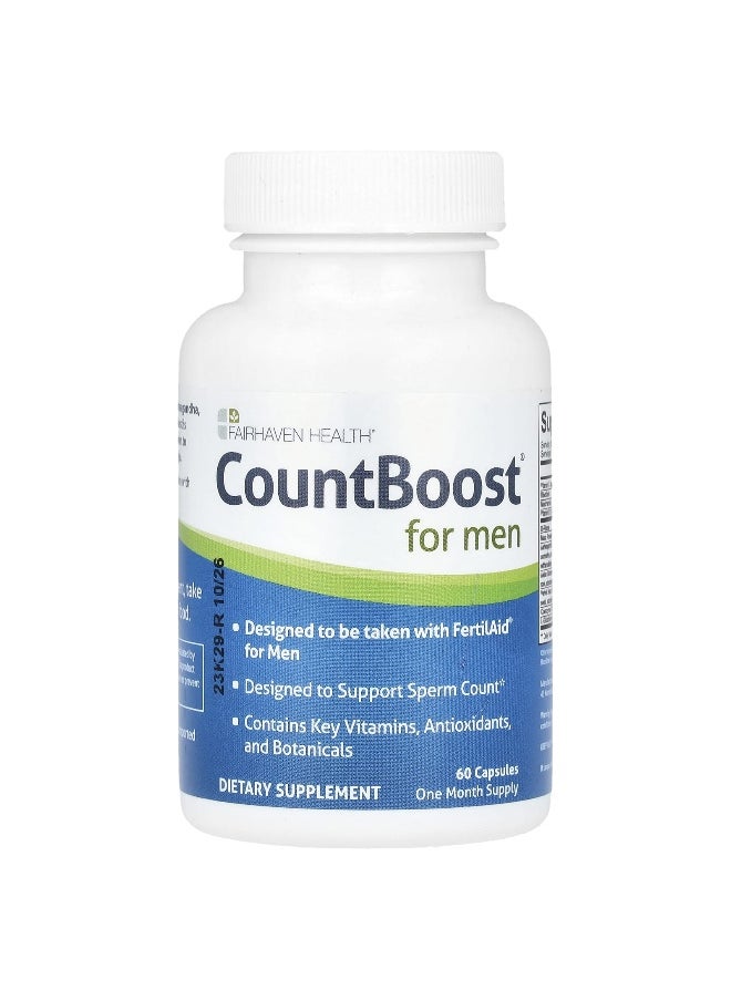 fairhaven health Fairhaven Health, CountBoost® for Men, 60 Capsules  - Image 1