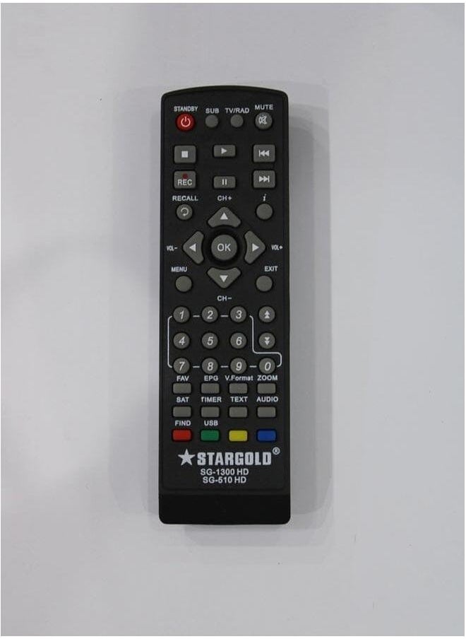 Stargold - Replacement Remote Controller For Receiver Sg-1300 Hd Sg-510 Hd - Image 1