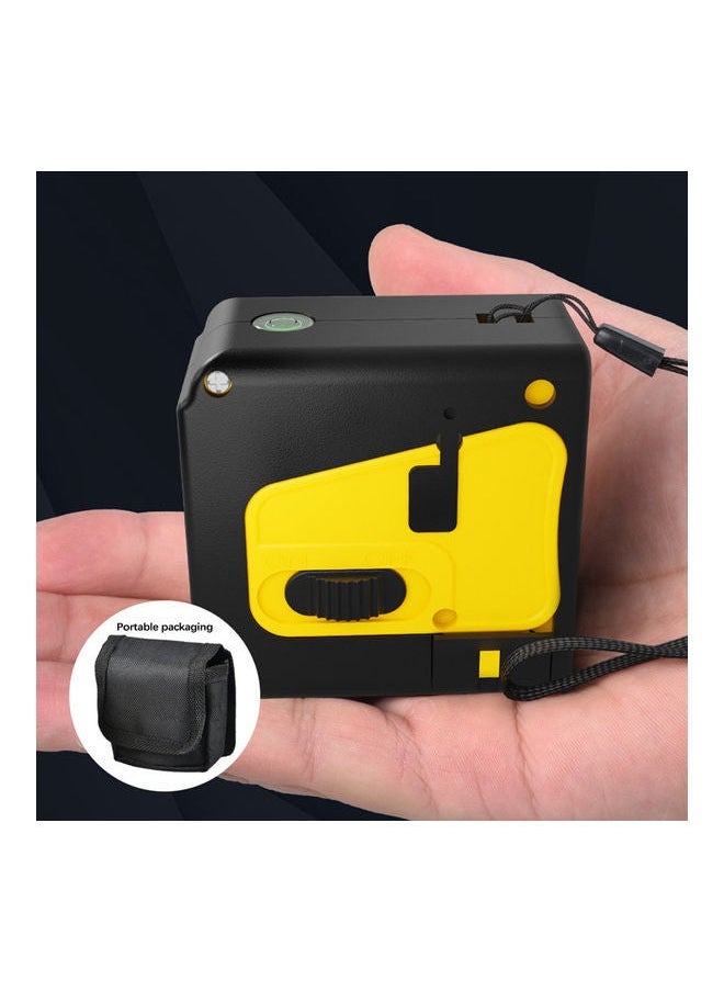 NIBEMINENT Portable 2 Line High-Precision Laser Level Tool Yellow/Black  - Image 3
