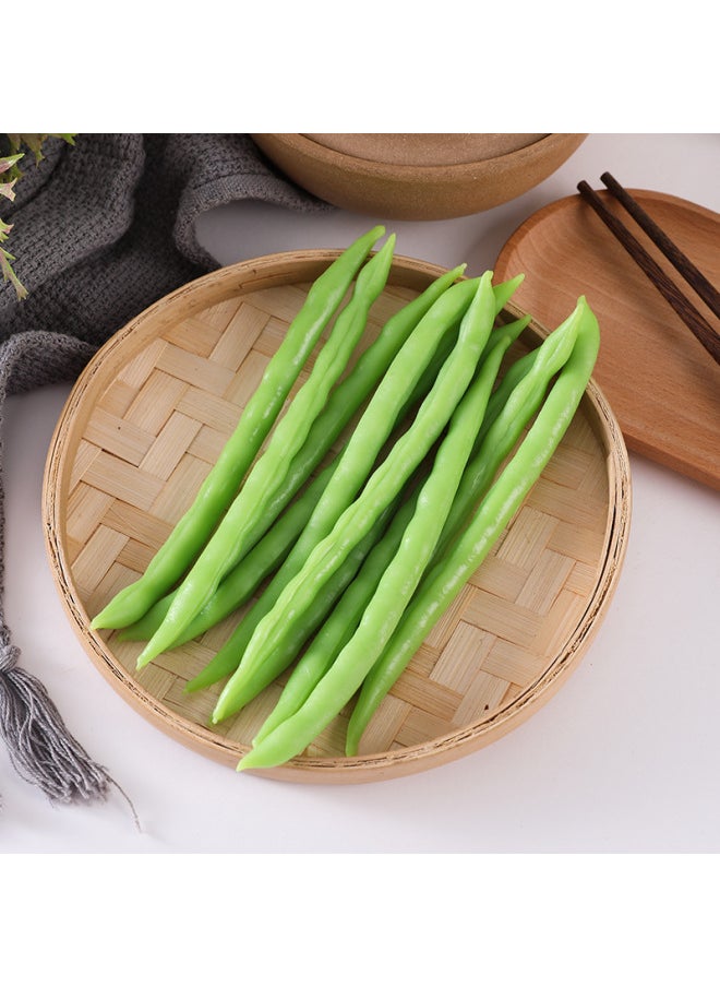 null - Simulation Soybean Model Bean Sprout Props Dutch Bean Four-season Bean Kidney Bean Flat Bean Fresh Bean Horn Mushroom Set Decoration-Color:White Bean Sprouts-small Head - Image 1