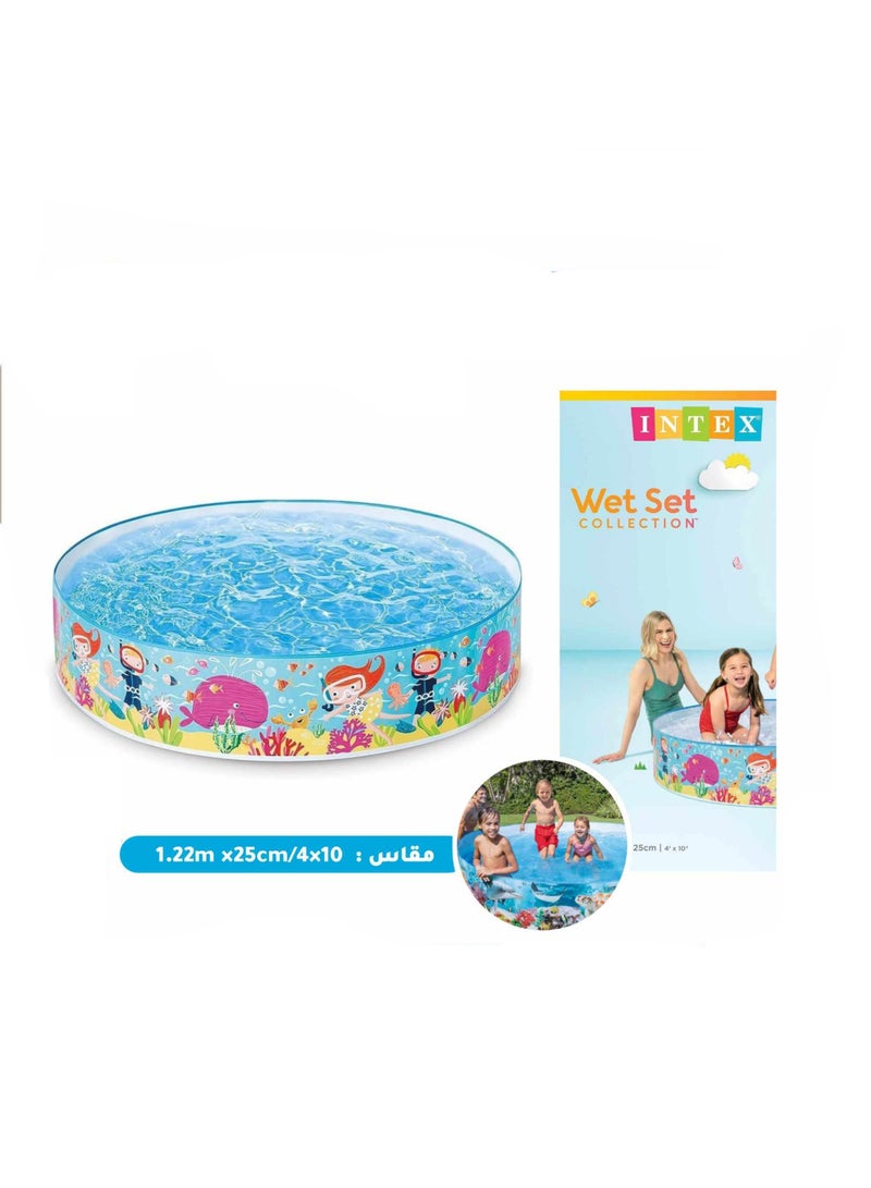 INTEX Fun Snapset Pool Assorted Design May Vary 122x25cm