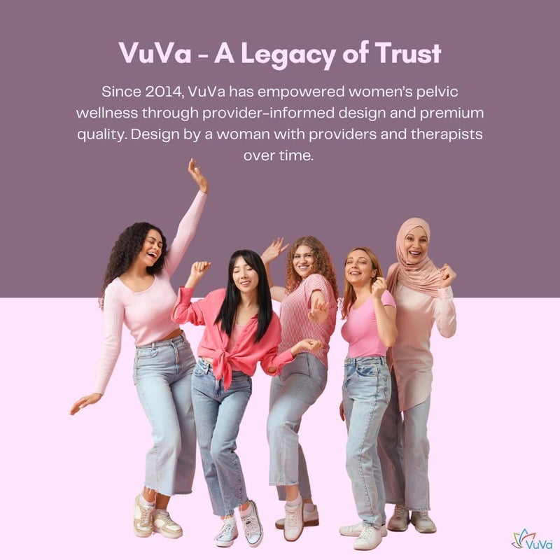 VuVa Smooth Pelvic Floor Support Set - Set of 4 BPA Free Dilators with Instructions and Discreet Pouch - Image 5
