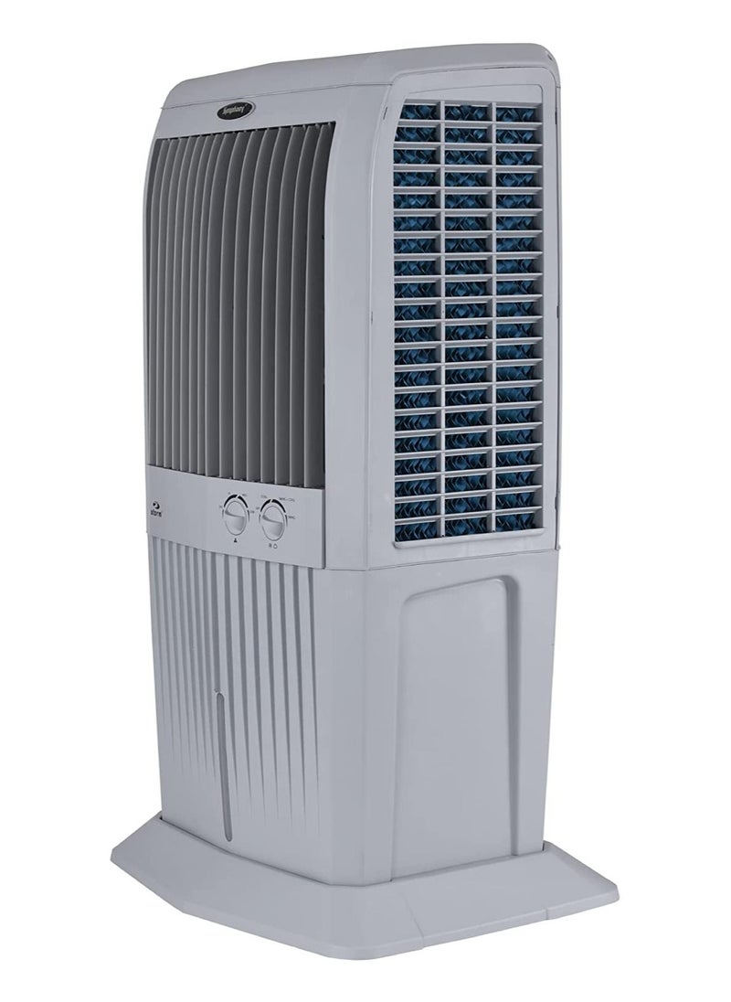 SYMPHONY - Symphony Storm 70XL Desert Air Cooler For Home with Honeycomb Pads, Powerful Fan, i-Pure Technology and Low Power Consumption (70L, Grey) - Image 1