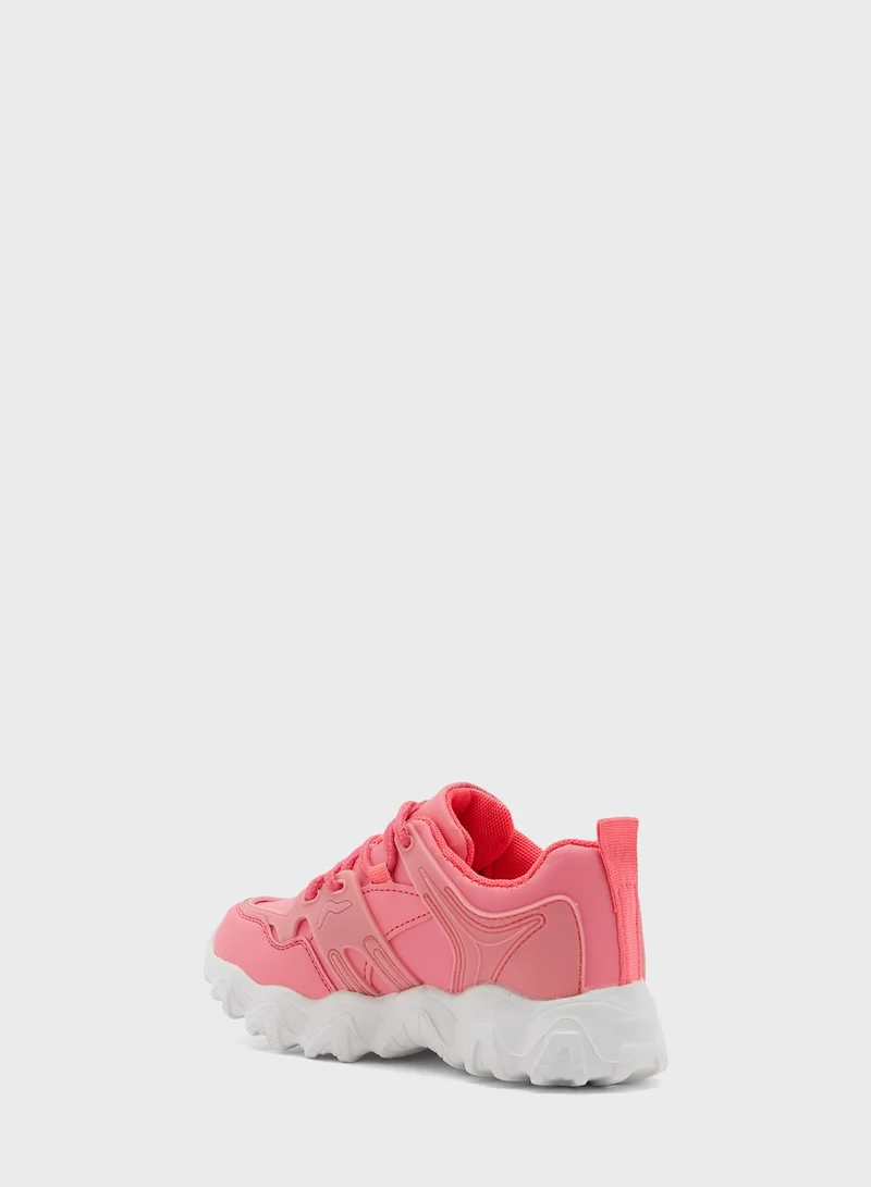 Pinata Flourescent Lace Trainer